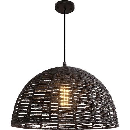 نجف مودرن 2متر اسودE27*1