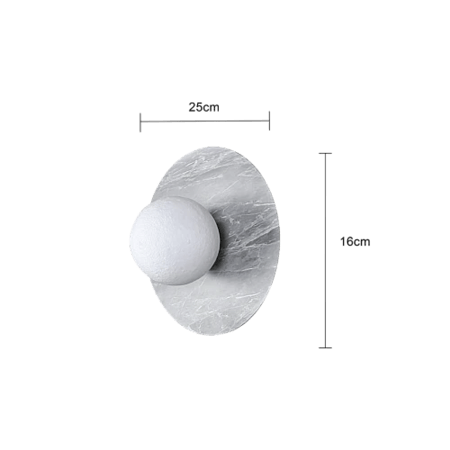 أبليك مودرن مفرد رمادي G9*1L