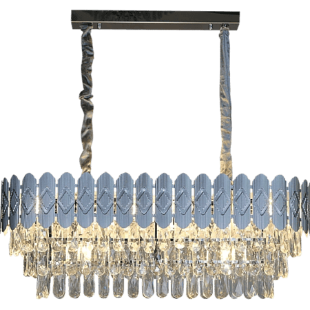 نجف مودرن فضي800*300 E14*10L