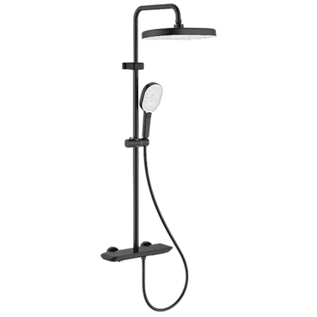 مسطرة مع خلاط نحاس اسود