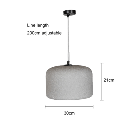 نجف علاقي مودرن رمادي E27*1L