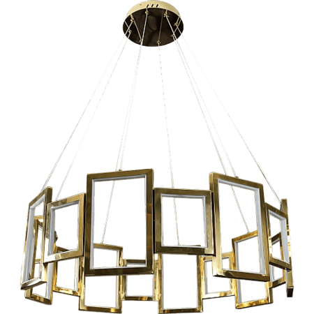 نجف مودرن ذهبي+اصفر 135W