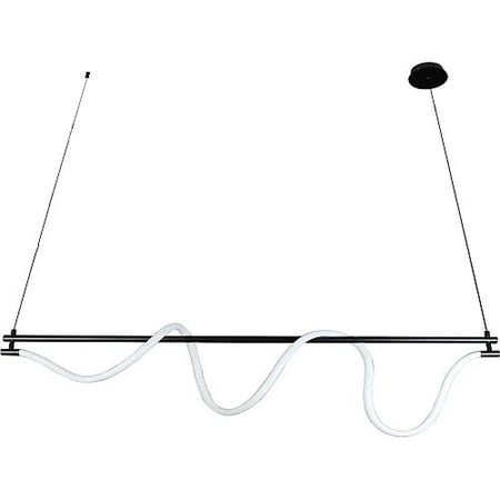 نجف مودرن اسود+اصفر 36W