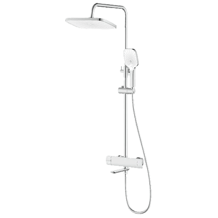 مسطرة مع خلاط فضي