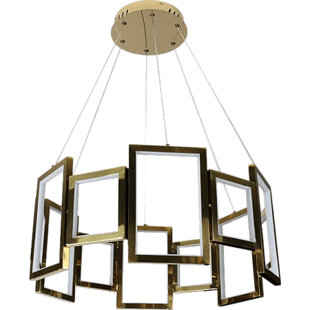 نجف مودرن ذهبي+اصفر 125W