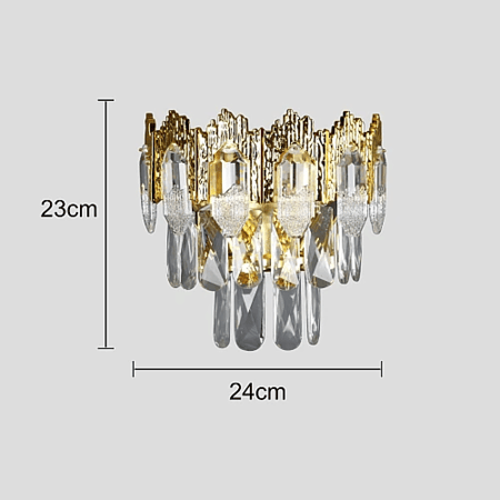 ابليك مودرن ذهبي E14*2L