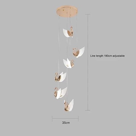 علاقي سداسي ذهبي+3اضاءات بطة