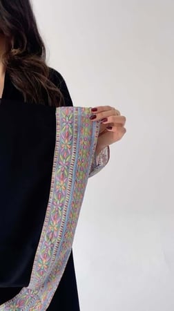 عباية نقاء البهاء الكورية مع طرحة مجانية وقصة نص كلوش – عبايات خمائل