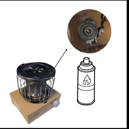 دفاية خارجية مع موقد 2