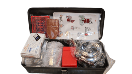 صندوق عزبة شاهي حديد