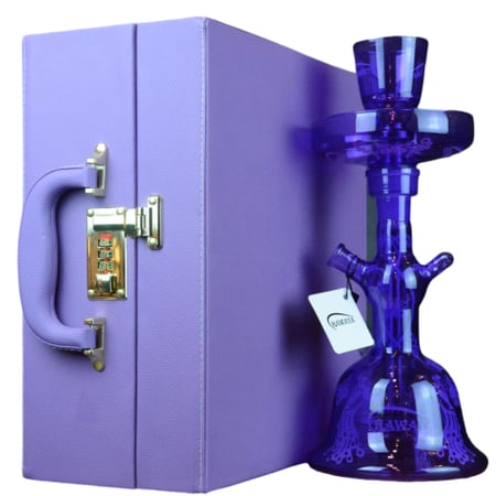 شيشة قزاز ملون مع انارة