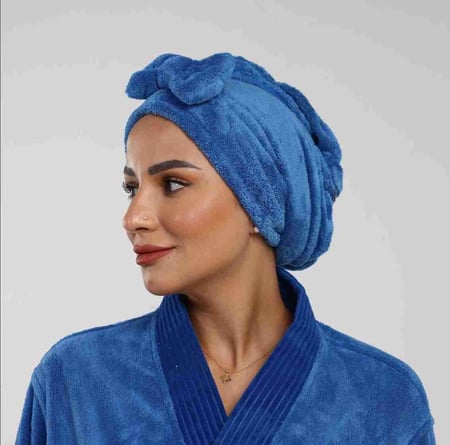 غطاء الراس 25*75 - الازرق غامق