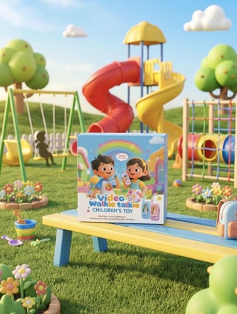 جهاز اتصال لاسلكي ثنائي الاتجاه للأطفال (عدد 2)