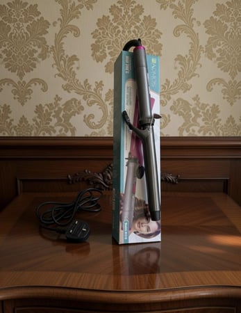 مكواة سيراميك ماركة ZeroSpace مع مكواة تجعيد وتمويج الشعر ماركة ADMOS(توصيل مجاني)