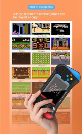 جهاز ألعاب محمول ريترو Super Game Box – 500 لعبة كلاسيكية في جهاز واحد