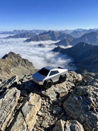 لعبة سيارة تسلا ريموت كنترول ميني درفت مع ضباب