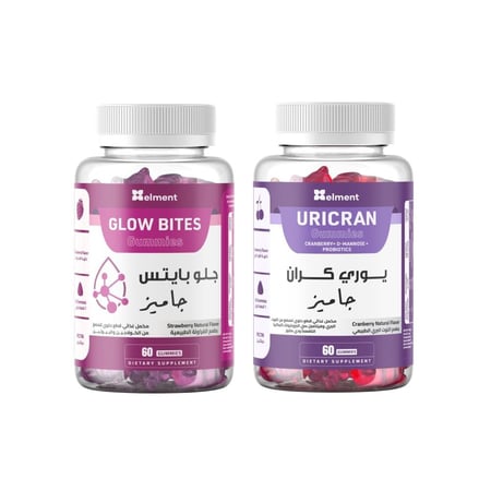 باقة المرآة عبوة جلو بايتس مع عبوة يوري كران جاميز من ايلمينت