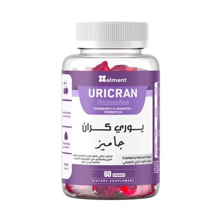 يوري كران جاميز 60 قطعة حلوى دي مانوزا والتوت البري -  Uricran gummies