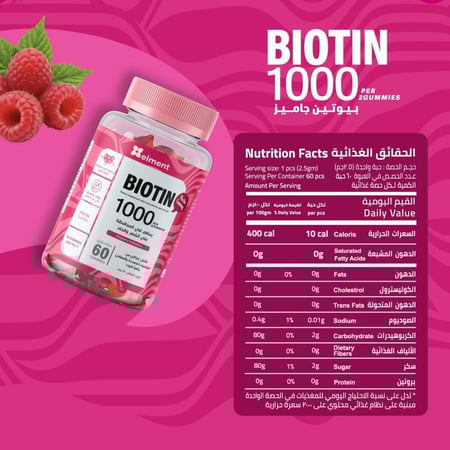 جرو جاميز الشعر والأظافر 180 حلوى عرض 3 شهور - Grow Gummies