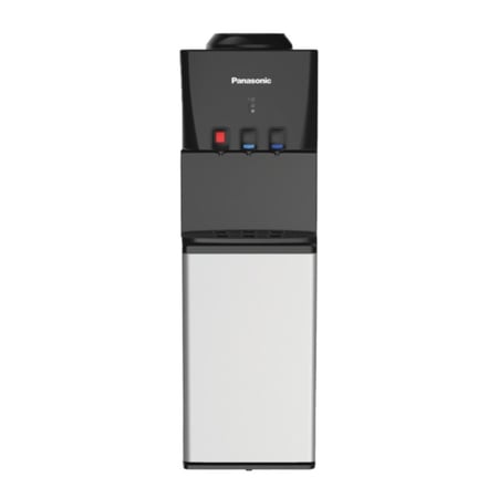 باناسونيك موزع مياه تحميل علوي - 3 حنفيات - أسود وأبيض - SDM-WD3128TG