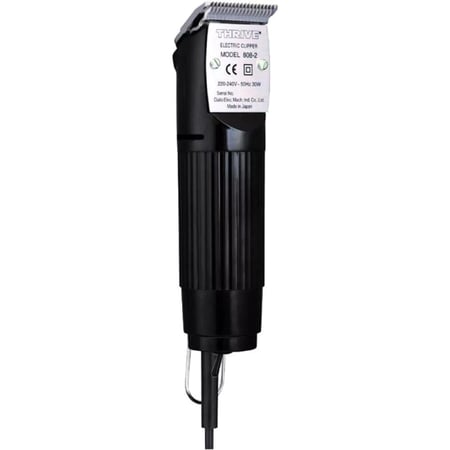 ثريف ماكينة قص وحلاقة الشعر الكهربائية مع شفرات قابلة للفصل - 2 مشط - أسود - 808-2