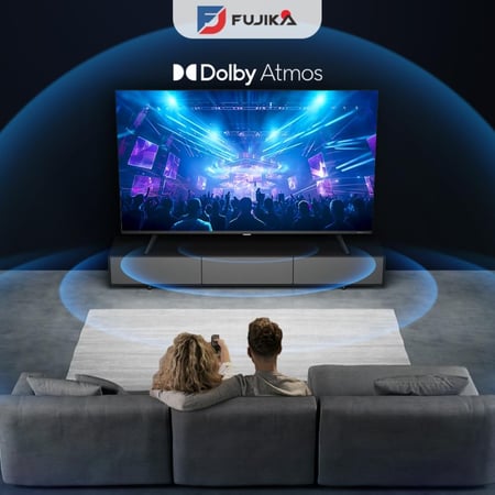 فوجيكا شاشة تلفزيون سمارت 55 بوصة - QLED 4K - أسود - FJ-55Q6