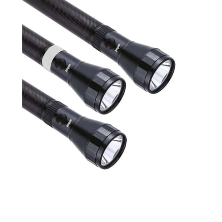 سانفورد مجموعة كشافات بحث LED قابلة لإعادة الشحن 3 في 1 - أسود - SF6205SLC BS