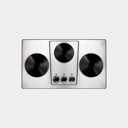 كولين موقد كهربائي مسطح - ثلاث شعلات - 2800 واط - فضي - 5006