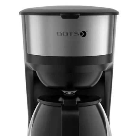 دوتس ماكينة قهوة بالتقطير - 1.25 ليتر - 750 واط - أسود وفضي - BCD1014G1