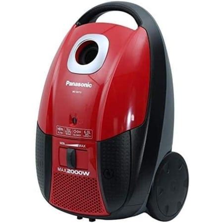 باناسونيك مكنسة كهربائية بقوة 2000 واط - 6 ليتر - أحمر - MC-CG713