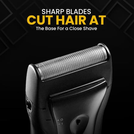 باناسونيك مجموعة ماكينة حلاقة كهربائية لاسلكية رطبة/جافة للرجال - أسود - ES-3831k