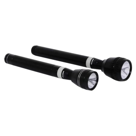 جيباس كشاف LED قابل للشحن - قطعتين - أسود - GFL 4637