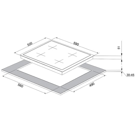 مسطح ماستر جاز بلت ان 60 سم  H64ERT