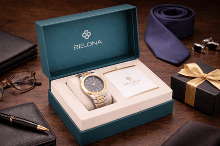 ساعة رجالية بيلونا BW12007-01