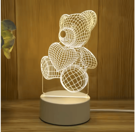 اضاءة اكرليك ثلاثي الأبعاد مع إمكانية التخصيص بالاسم