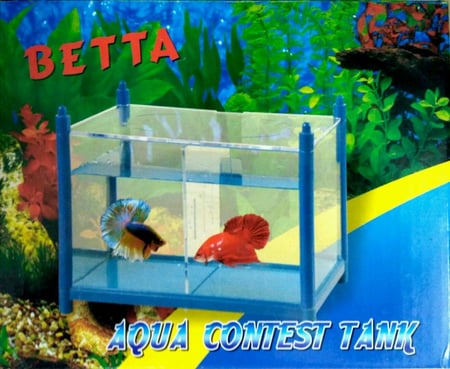 حوض أسماك الفايتر مقسم الى 4 اقسام