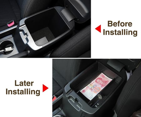 صندوق تخزين مركزي لأغراض السيارة متوافق مع كيا سبورتاج