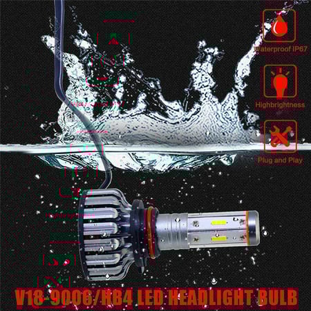 زوج مصابيح أمامية للسيارة 3 ألوان جودة ممتازة