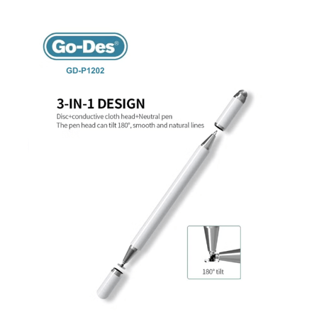 قلم لمس 3ب1 للكمبيوتر  والجوال وشاشة الكمبيوتر