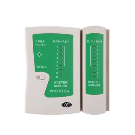جهاز اختبار كابل الشبكة الاحترافي RJ45 RJ11