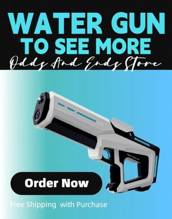 لعبة قاذف الماء الكهربائي قابل للشحن للأطفال والكبار