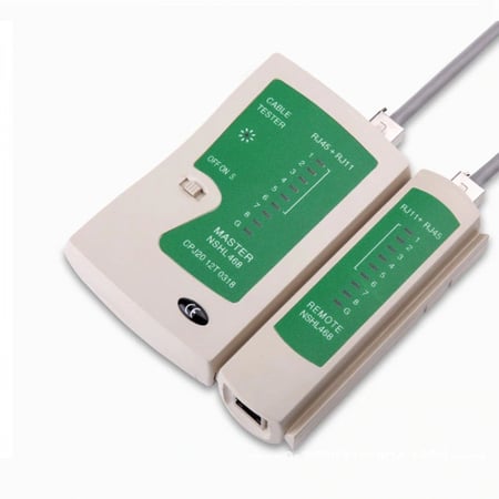 جهاز اختبار كابل الشبكة الاحترافي RJ45 RJ11