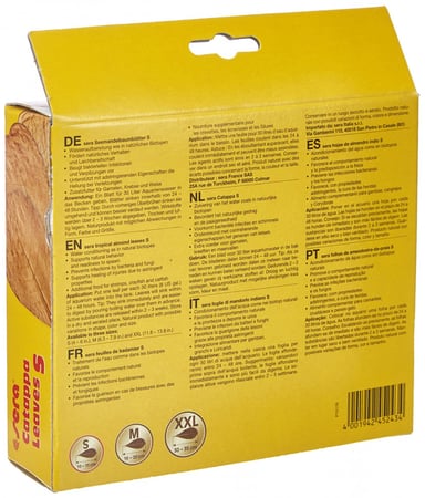 سيرا كاتابا ميديوم اوراق اللوز الاستوائية لتكييف مياه احواض السمك