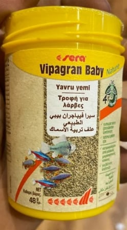سيرا فيباجران بيبي الطبيعي طعام اسماك
