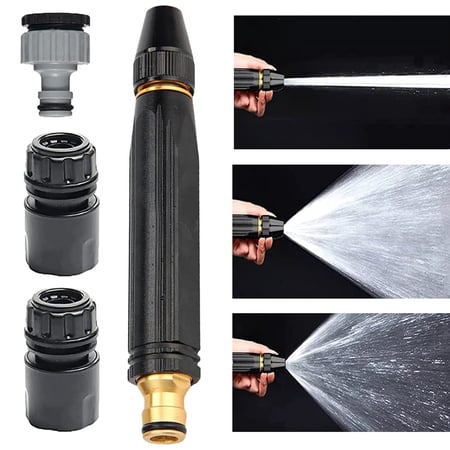 فواهة رش الماء 3 أنماط للرش عالي الضغط لغسيل السيارات واالاستخدام المنزلي