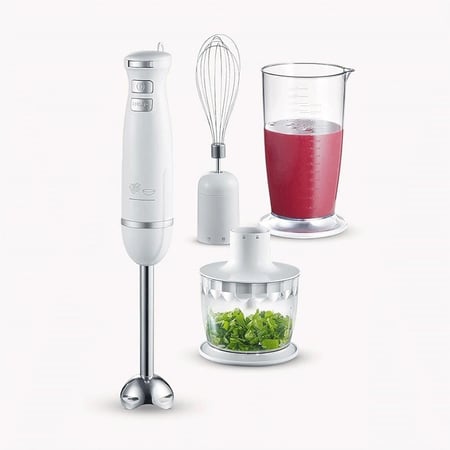 خلاط يدوي 4×1 لون ابيض