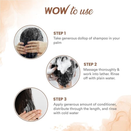 واو سكين ساينس -  مجموعة العناية بالشعر خل التفاح و الأفوكادو تعزيز نمو الشعر | تقوية الشعر الباهت | إصلاح الشعر التالف (شامبو + بلسم)