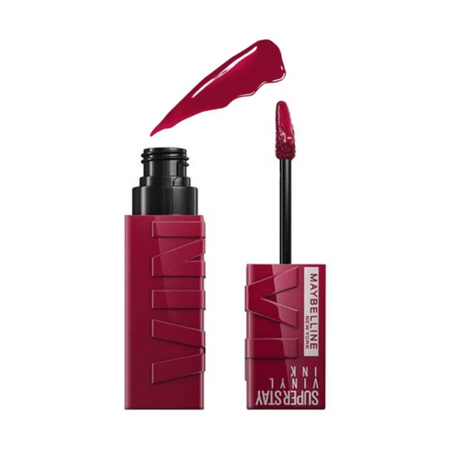 ميبيلين نيويورك سوبر ستاي فينيل انك أحمر شفاه روج سائل - 30 احمر انريفيلد