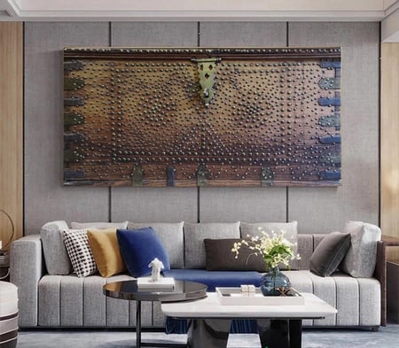 لوحات جدارية من الزخارف النجدية