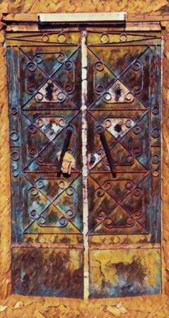 لوحات جدارية من الزخارف النجدية